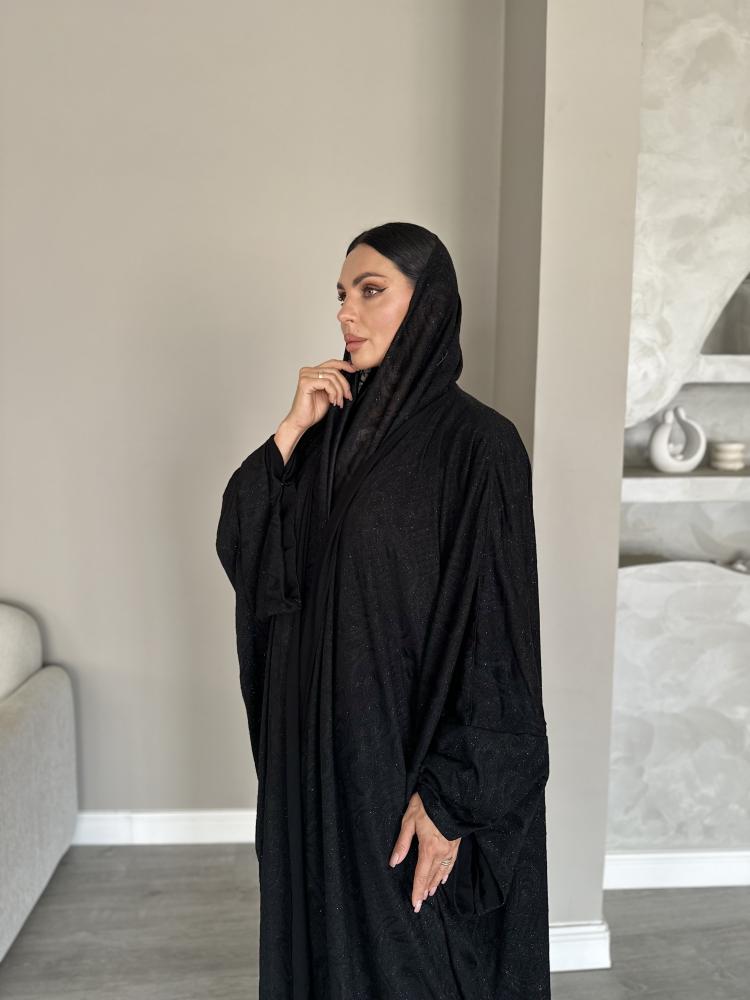 عبايه لمعه قماش استرج ثقيل L17