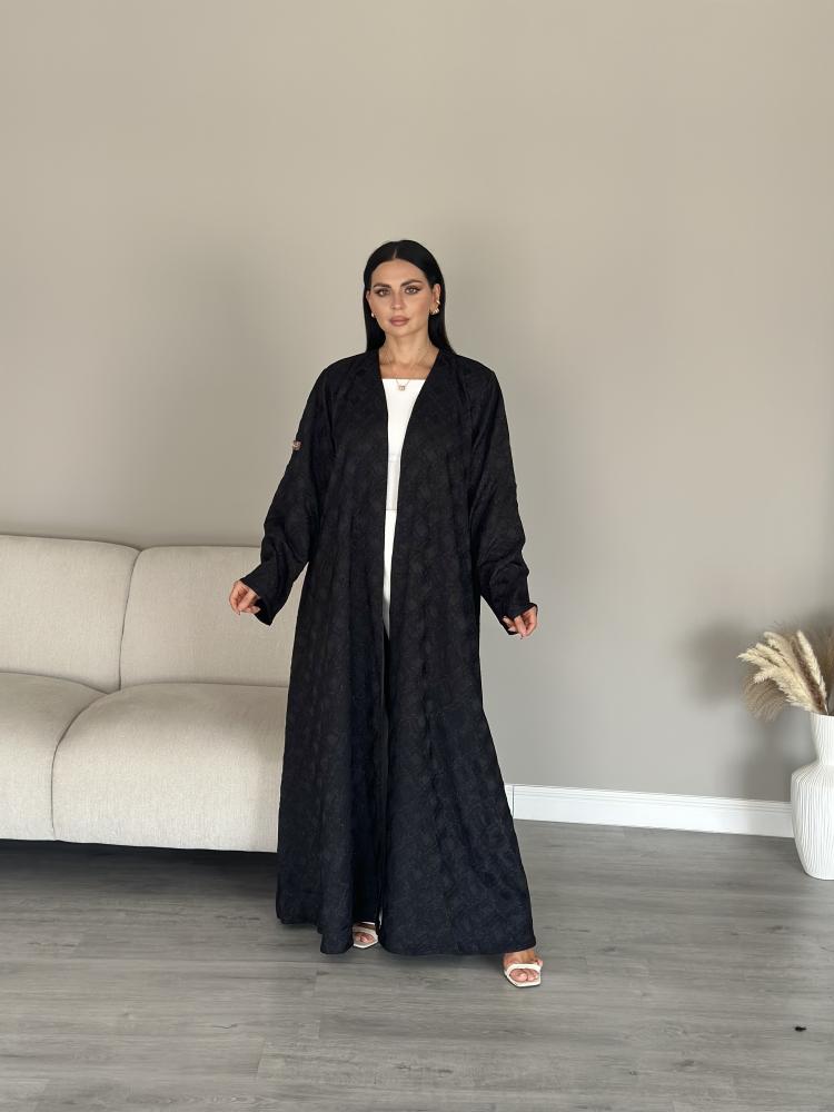 عبايه تفته مربعات L16