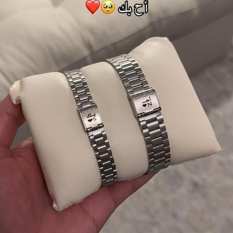 ساعات كاسيو  نسائية بالاسم حسب الطلب اصدار 2025