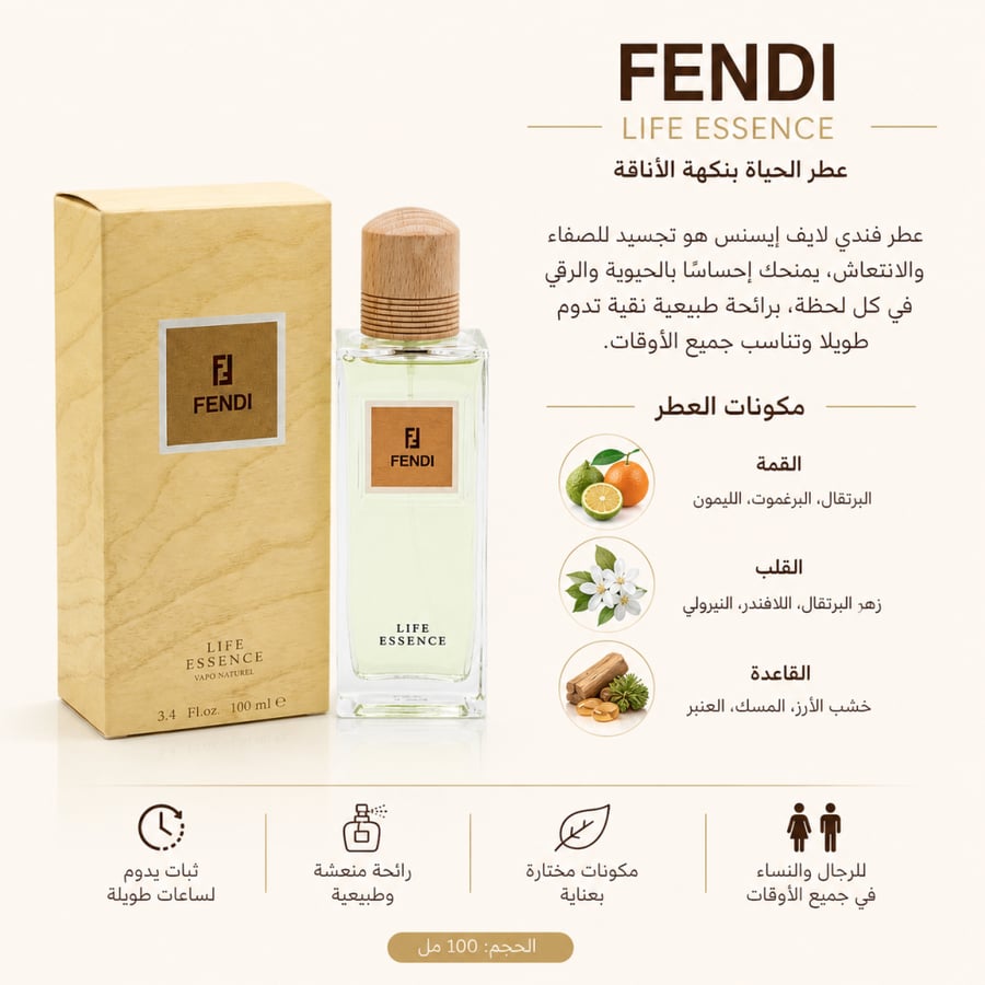 فندي لايف إيسنس – Fendi Life Essence | 100 مل