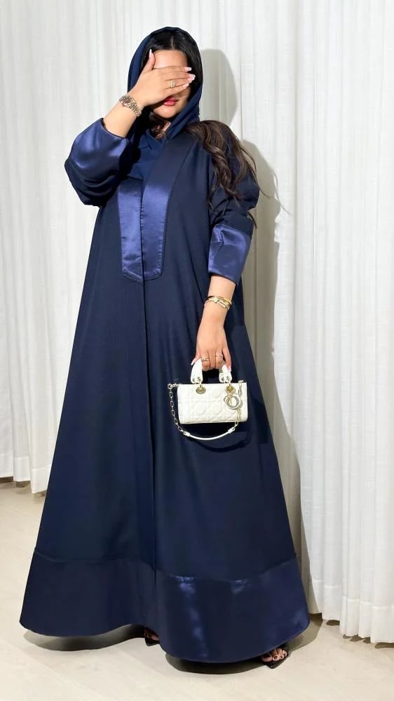 عبايات كحلي ساده