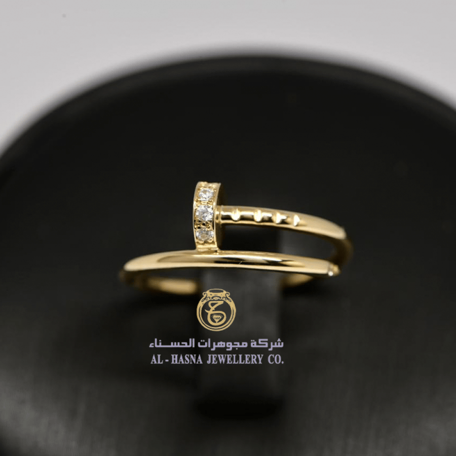 خاتم شكل مسمار
