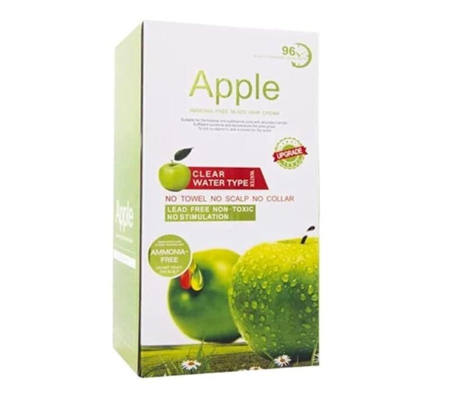 كريم آبل لصبغ الشعر باللون الأسود الطبيعي - Apple Ammonia-Free Black Hair Cream