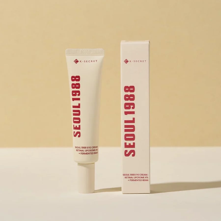 Seoul 1988 cream for the eyes - with retinal and liposome and fermented soybeans - to fight wrinkles and dark circles