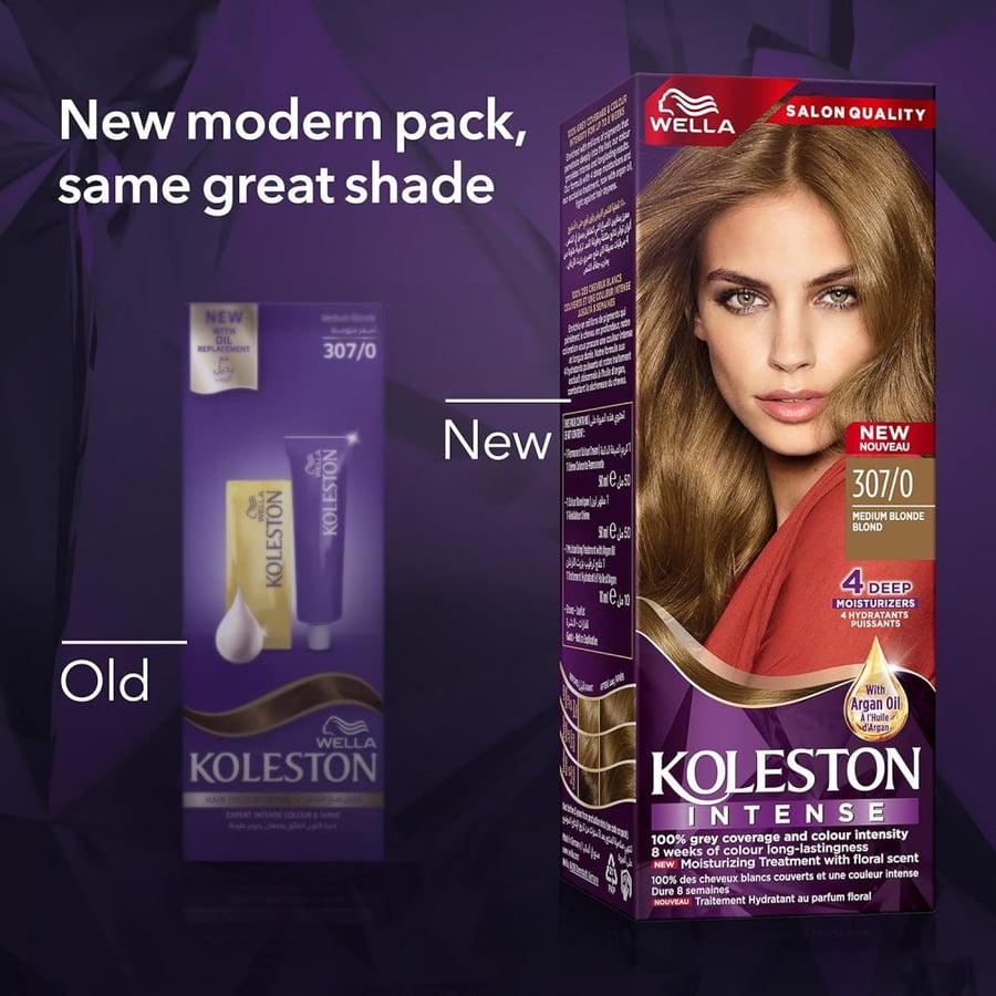 ويلا كوليستون انتنس - 307/0 أشقر متوسط / Wella Koleston Intense Medium Blonde