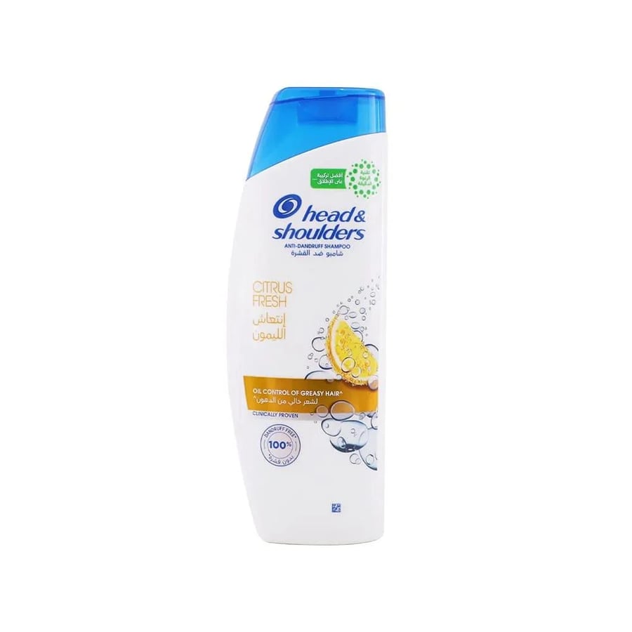 شامبو هيد آند شولدرز (Head & Shoulders) - انتعاش الليمون (Citrus Fresh) - للشعر الدهني - 190 مل