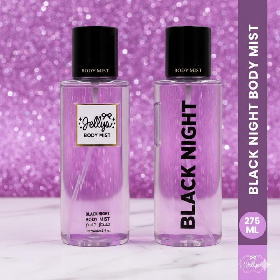 جيليز معطر جسم "بلاك نايت" - 275 مل / Black Night Body Mist By Jellys