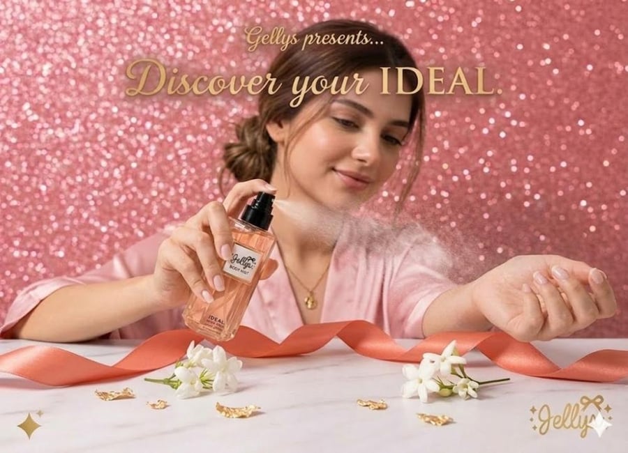 Jellies body perfume "Idol" - 275 ml / Ideal Body Mist By Jellys