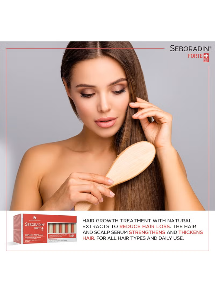 أمبولات سيبورادين فورت لعلاج تساقط الشعر المزمن - Seboradin Forte Anti-Hair Loss Ampoules