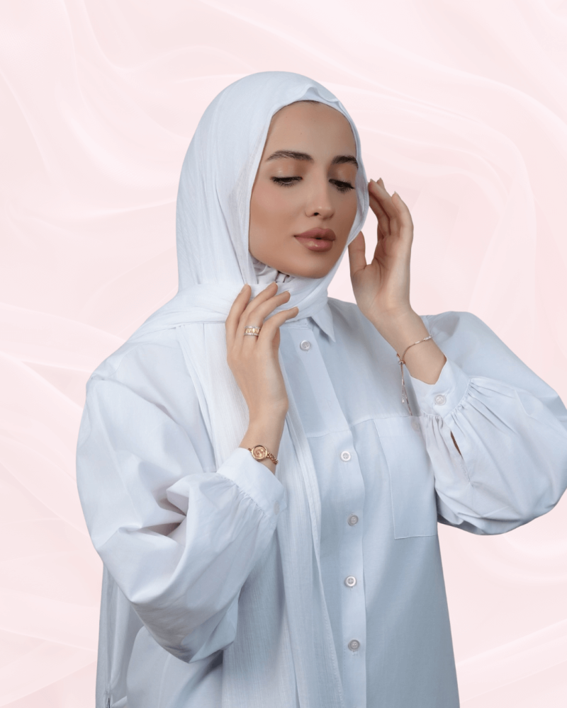 حجاب لولوه قطن كويتي
