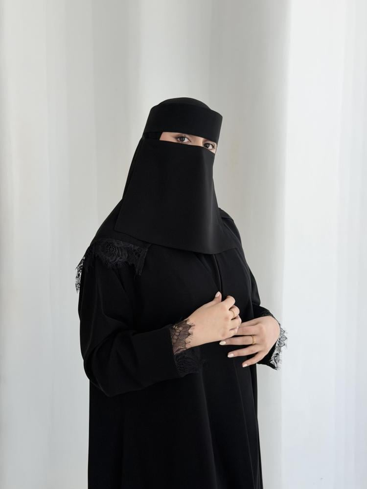 عباية دلع ابيض