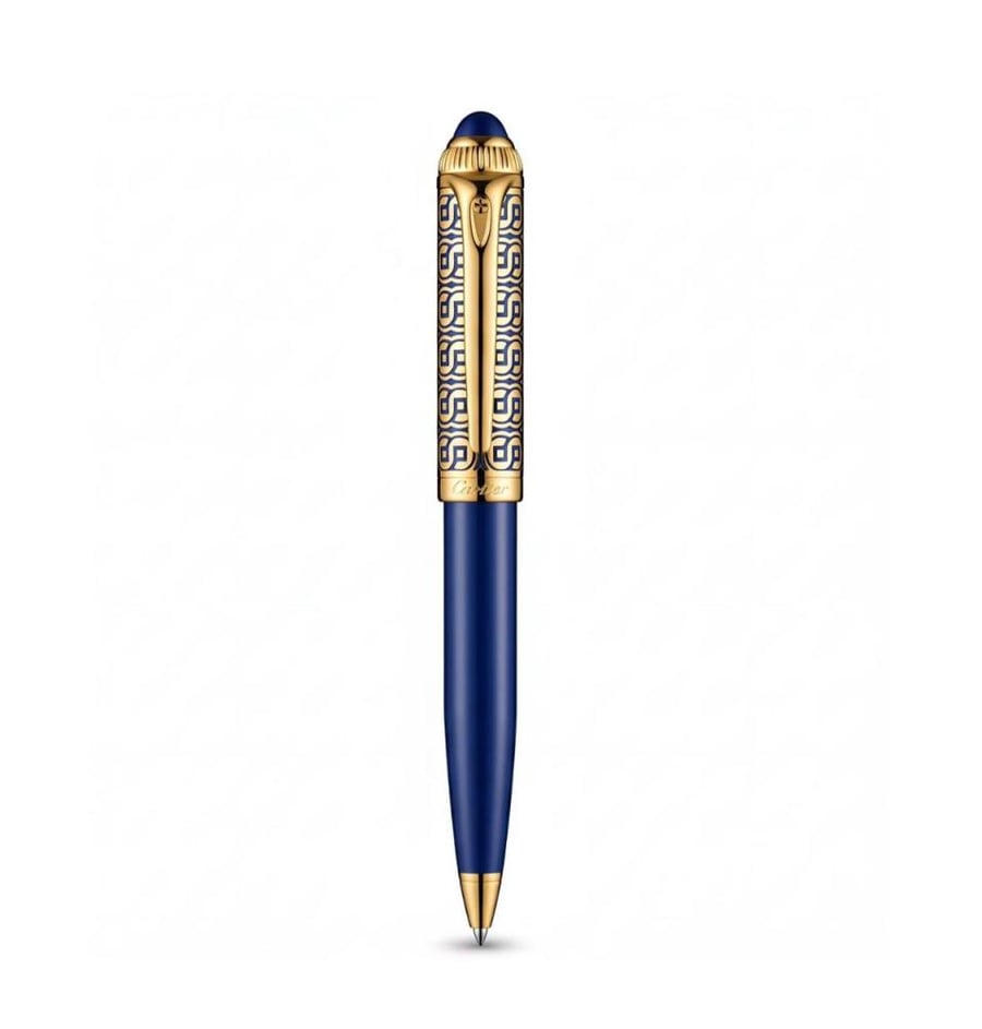 Cartier Pasha pen, decorated, gold