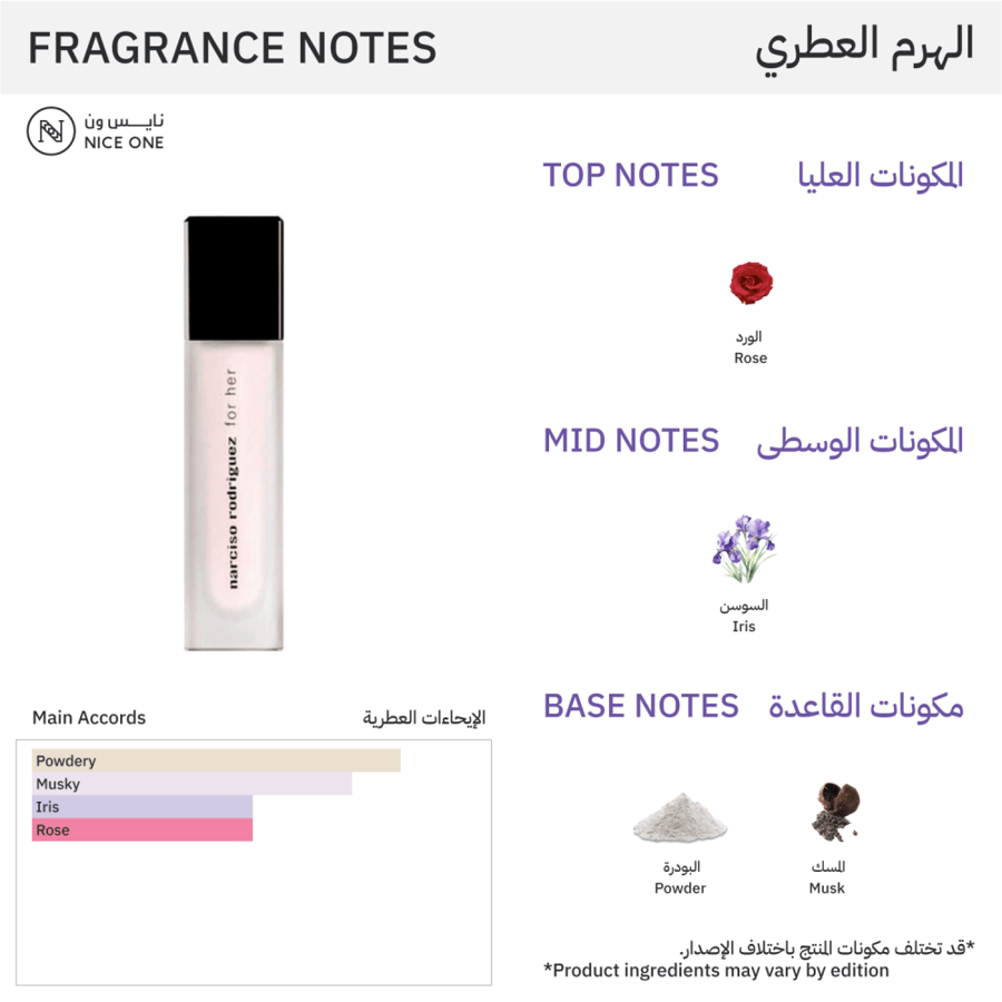 عطر الشعر فور هير للنساء من نارسيسو رودريغز - 30مل |