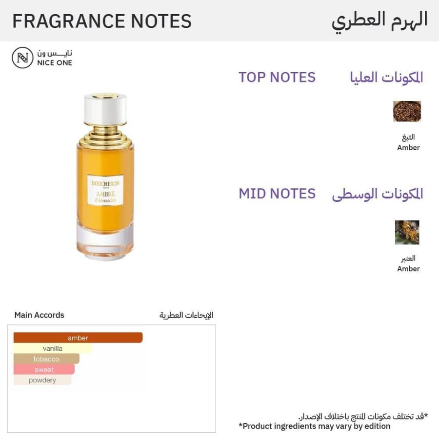 Boucheron Amber D Alexandrie -Eau De Perfum |  125 ml