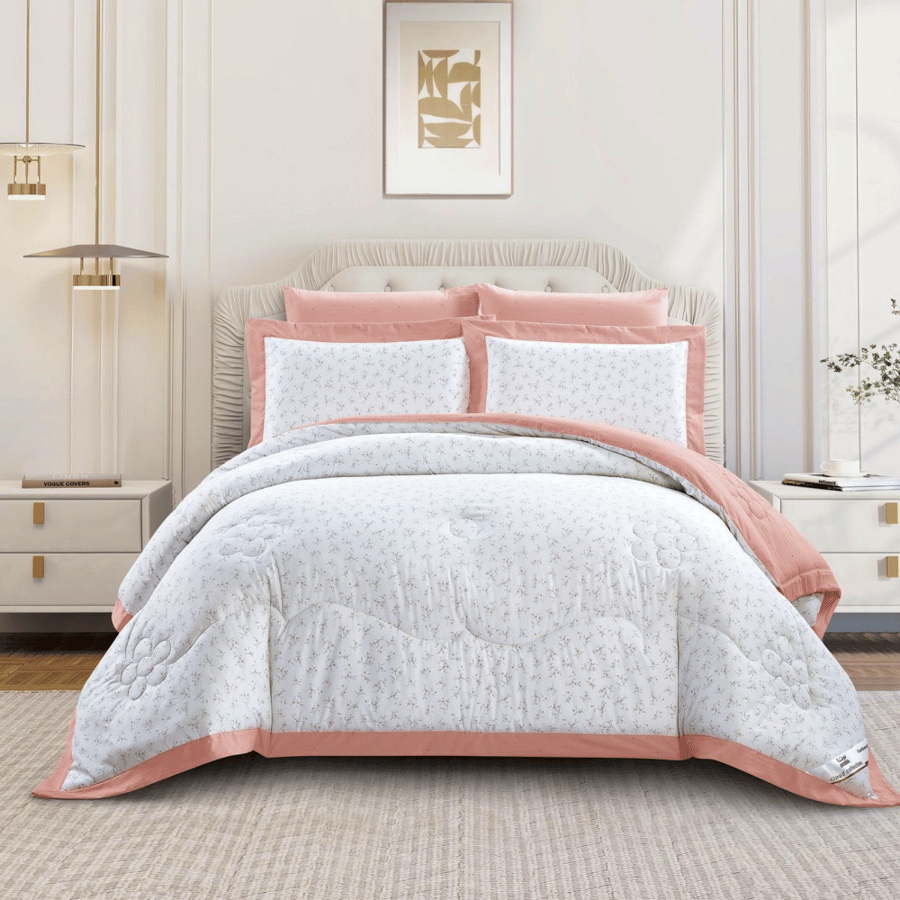 طقم لحاف DOONA مشجّر - قطع متعددة | مقاس نفرين