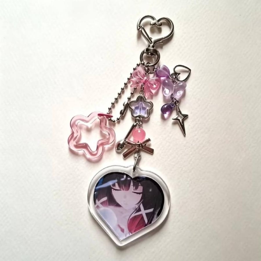 ميداليات قينشن فورينا, كولومبينا- keychains Genshin furina, columbina