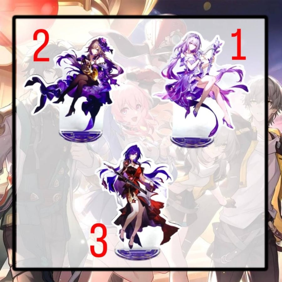 ستاندات اكريليك هونكاي: ستار رايل - Acrylic stands honkai star rail