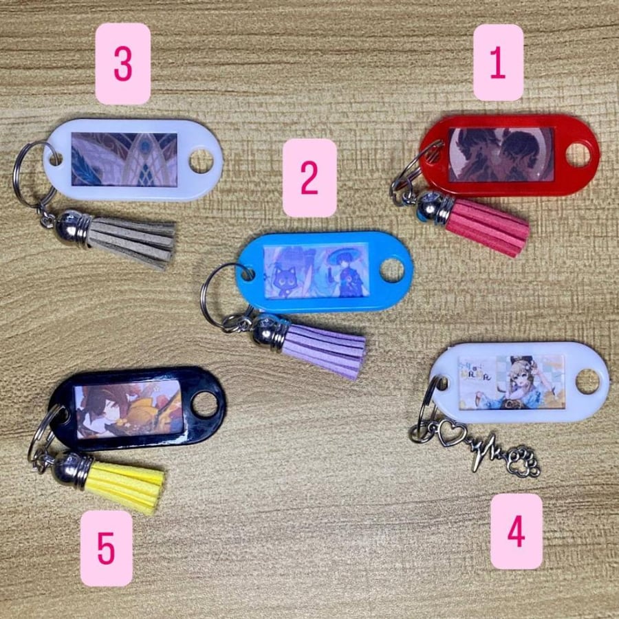 ميداليات قينشن - Key Tags Genshin