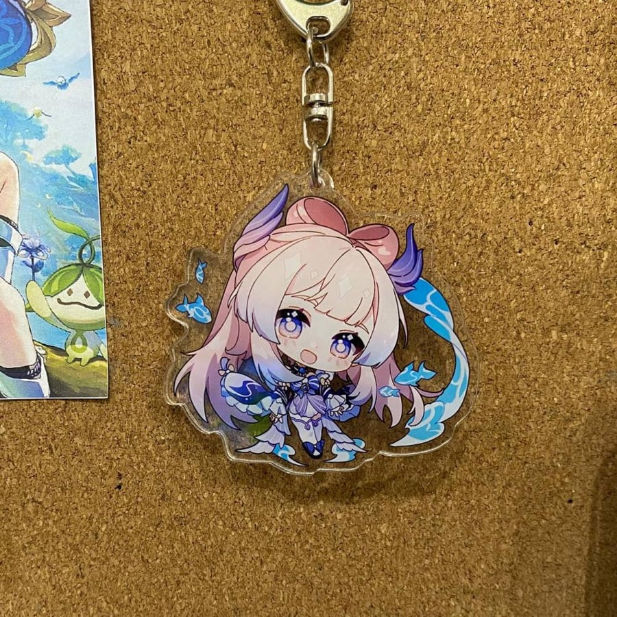 ميدالية اكريليك قينشن كوكومي - ‏acrylic keychain Genshin kokomi