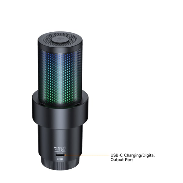 wired and wireless recording receiver
