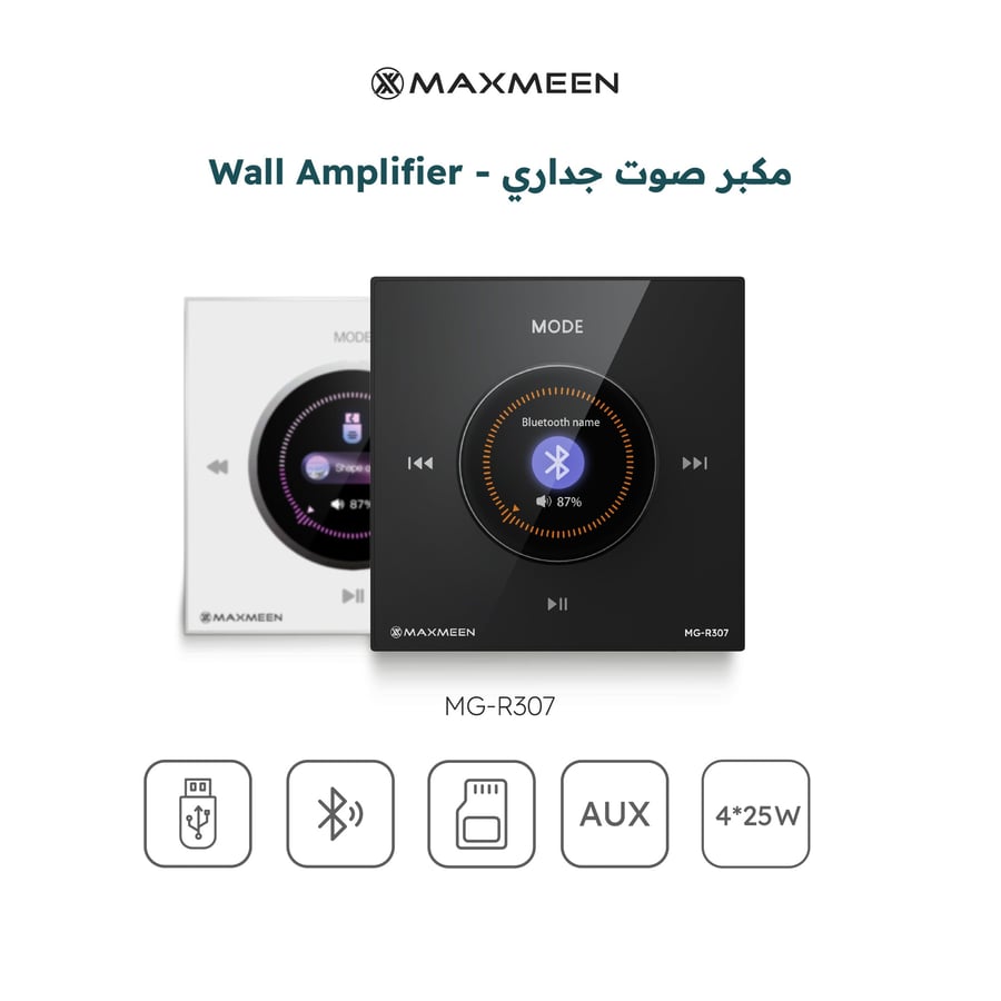 نظام صوتي مكبر صوت جداري مع 4 سماعات|30-41|