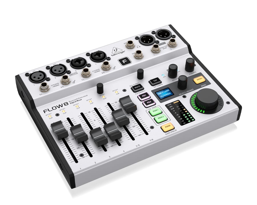FLOW 8-مكسر BEHRINGER رقمي 8 مدخل تحكم لاسلكي