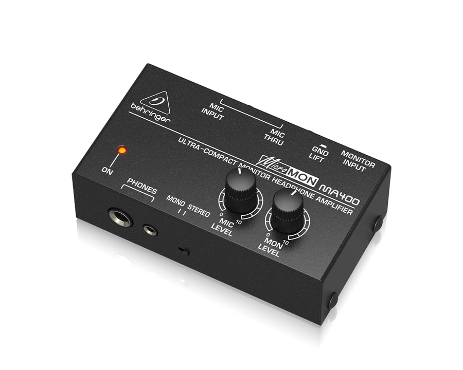 MA400-علبة توزيع BEHRINGER مونيتور هيدفون مايك مع تحكم