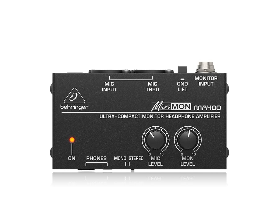 MA400-علبة توزيع BEHRINGER مونيتور هيدفون مايك مع تحكم