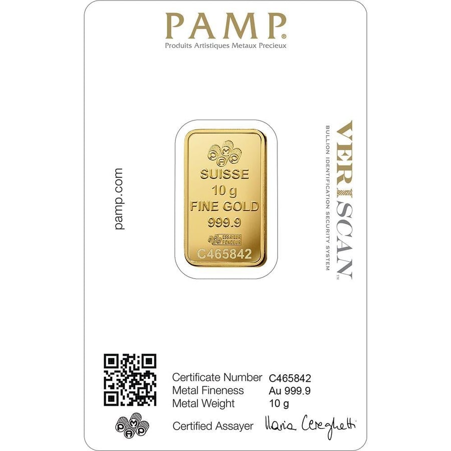 سبيكة PAMP بامب 10 جرام سويسري