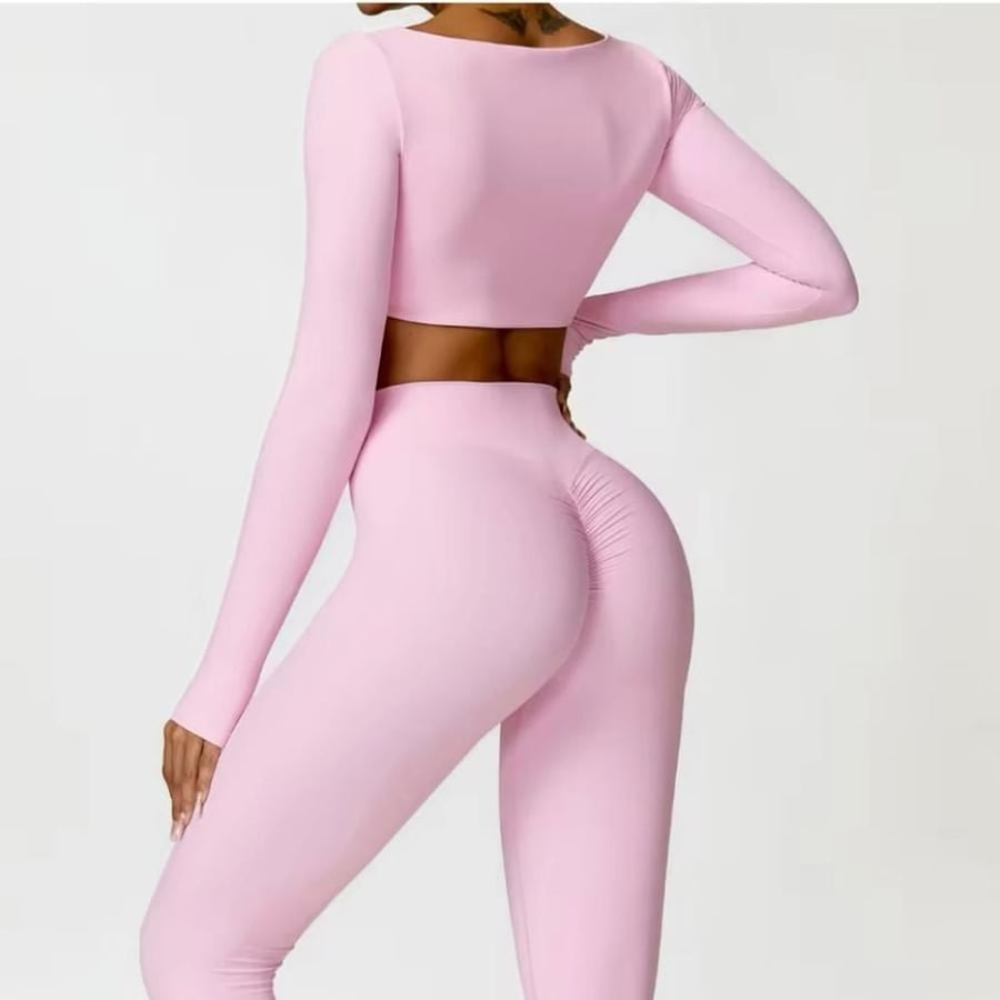 SLEEVED TOP - PINK