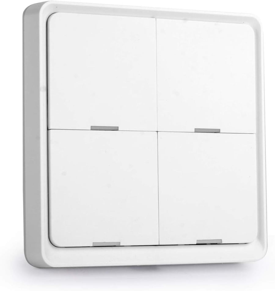 مفتاح مشهد ذكي لاسلكي ZigBee – يعمل بالبطارية للتحكم في المشاهد والأجهزة