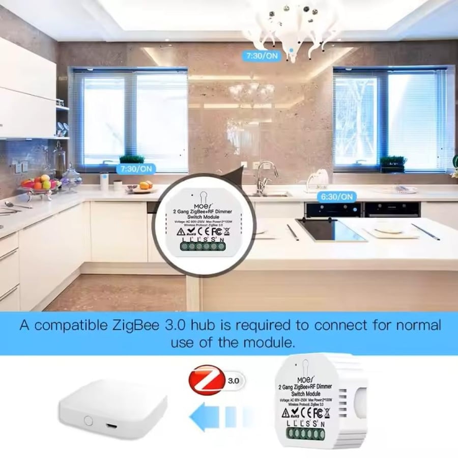 وحدة ستائر ذكية WiFi – تحكم من التطبيق