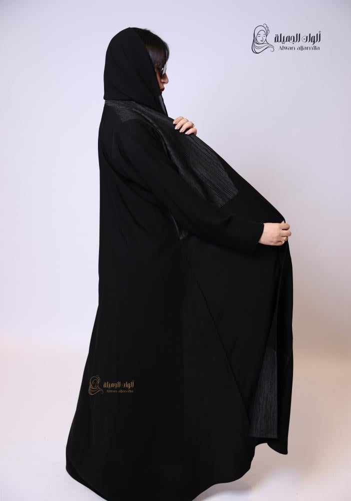 عباية سوداء كريب اندونيسي