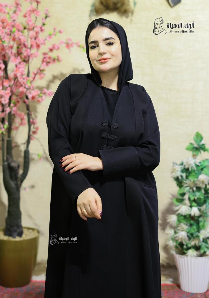 قماش كريب أسود ناعم مطفي بجودة عالية