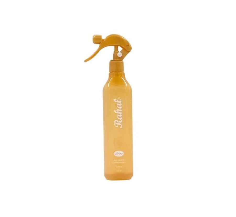 بخاخ معطر روائح 400 مل من رحال - ذهبي