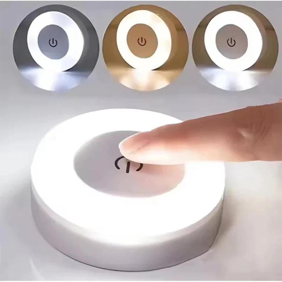 "1-6 قطعة توفير الطاقة LED أضواء ليلية اللمس الاستشعار 3 اللون عكس الضوء الجدار ليلة مصباح USB قابلة للشحن غرفة المغناطيسي الممر غرفة نوم "