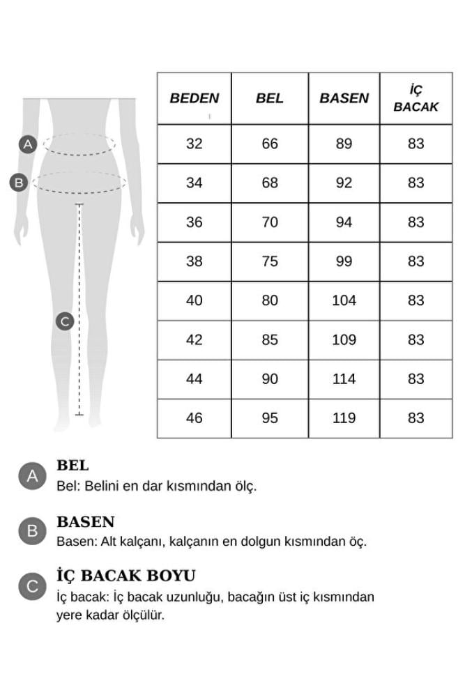 XBELLA DENİM بنطلون جينز نسائي بني فضفاض بخصر عالٍ وأرجل واسعة