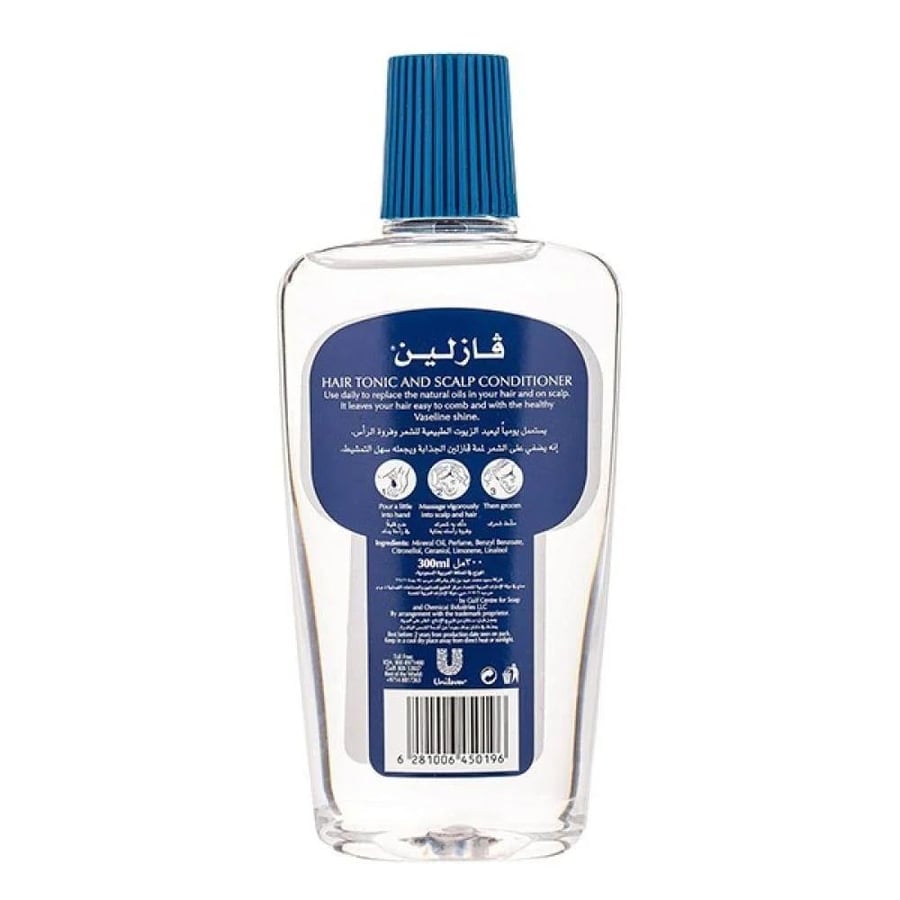 فازلين - منشط تونيك للشعر ومنعش لفروة الرأس - 300 مل - Vaseline