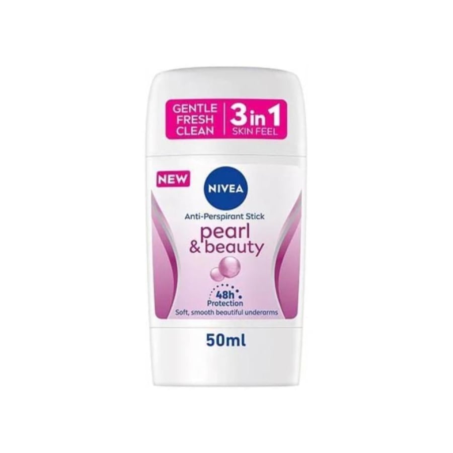 نيفيا – مزيل عرق ستيك بيرل آند بيوتي نسائي – 50 مل NIVEA Pearl & Beauty Deodorant Stick for Women – 50ml