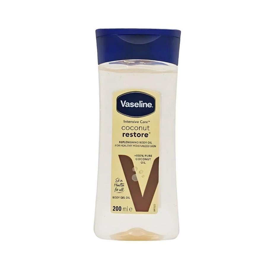 فازلين - زيت الجسم بجوز الهند انتينسيف كير - 200 مل - Vaseline Intensive Care Coconut Body Oil