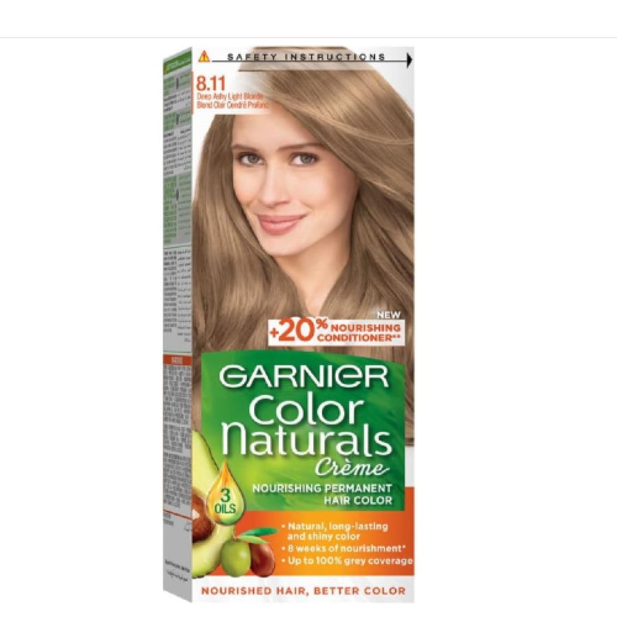 Garnier - Hair dye Color Naturals - Blonde light deep gray 8.11
