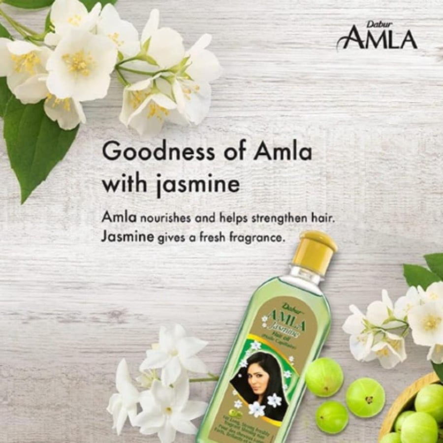 دابر املا - زيت الشعر بالياسمين - 300 مل - Dabur AMLA