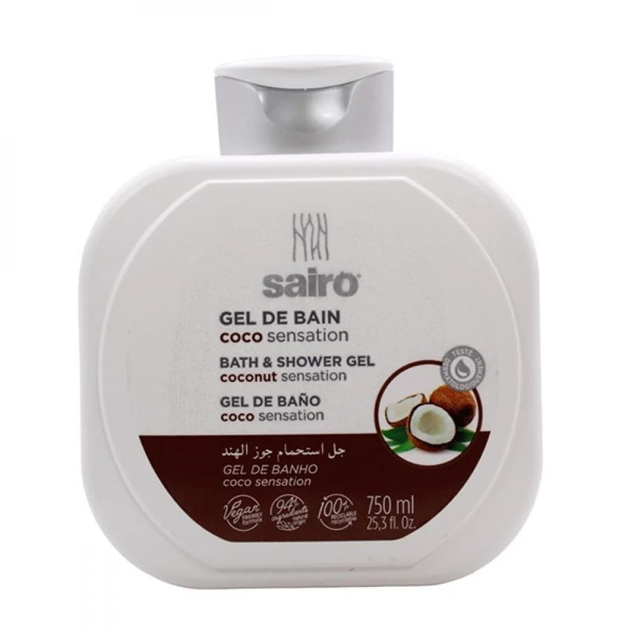 Sairoo – Shower gel with coconut extract – 750 ml