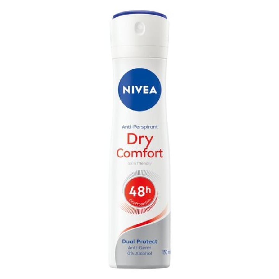 نيفيا – مزيل عرق بخاخ دراي كومفورت نسائي – 150 مل NIVEA Dry Comfort Deodorant Spray for Women – 150ml