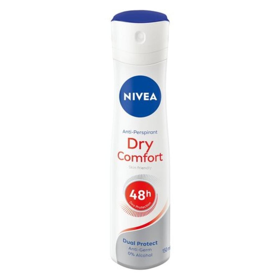 نيفيا – مزيل عرق بخاخ دراي كومفورت نسائي – 150 مل NIVEA Dry Comfort Deodorant Spray for Women – 150ml