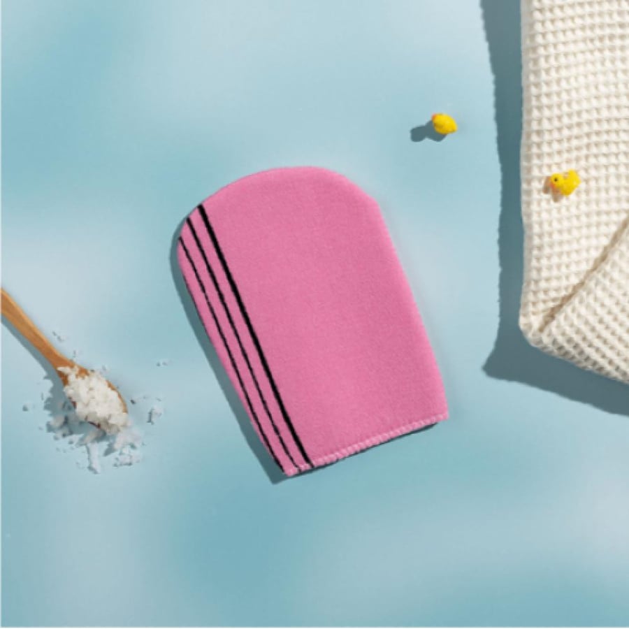 Korean body scrubber - pink