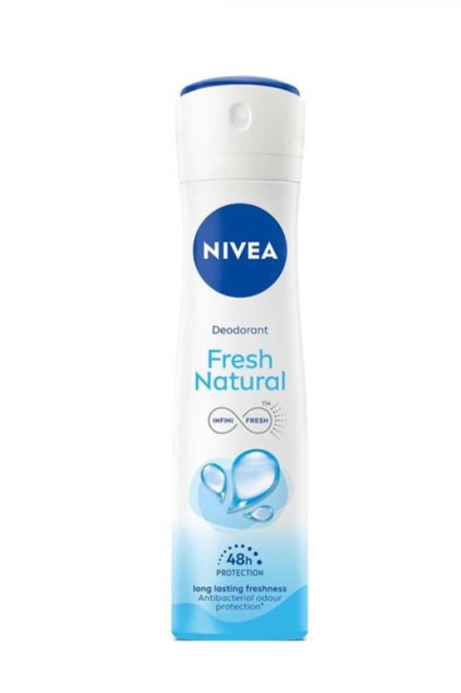 نيفيا – مزيل عرق بخاخ فريش ناتشورال نسائي – 150 مل NIVEA Fresh Natural Deodorant Spray for Women – 150ml