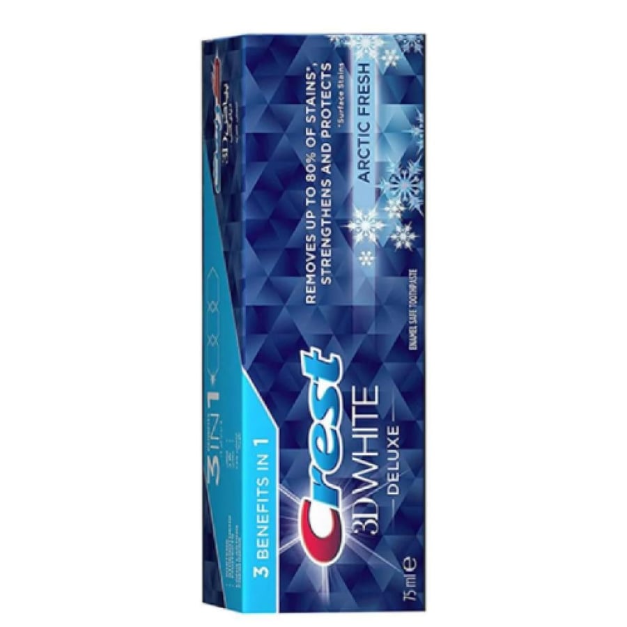 Crest - 3D White Deluxe Toothpaste Refreshing Cooling - 75 ml