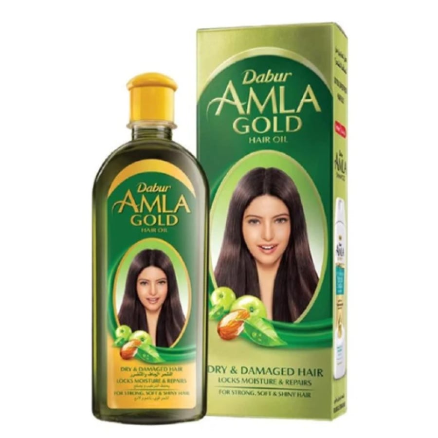 دابر املا - زيت الشعر الذهبي للشعر الجاف والمتضرر - 200 مل -  Dabur AMLA