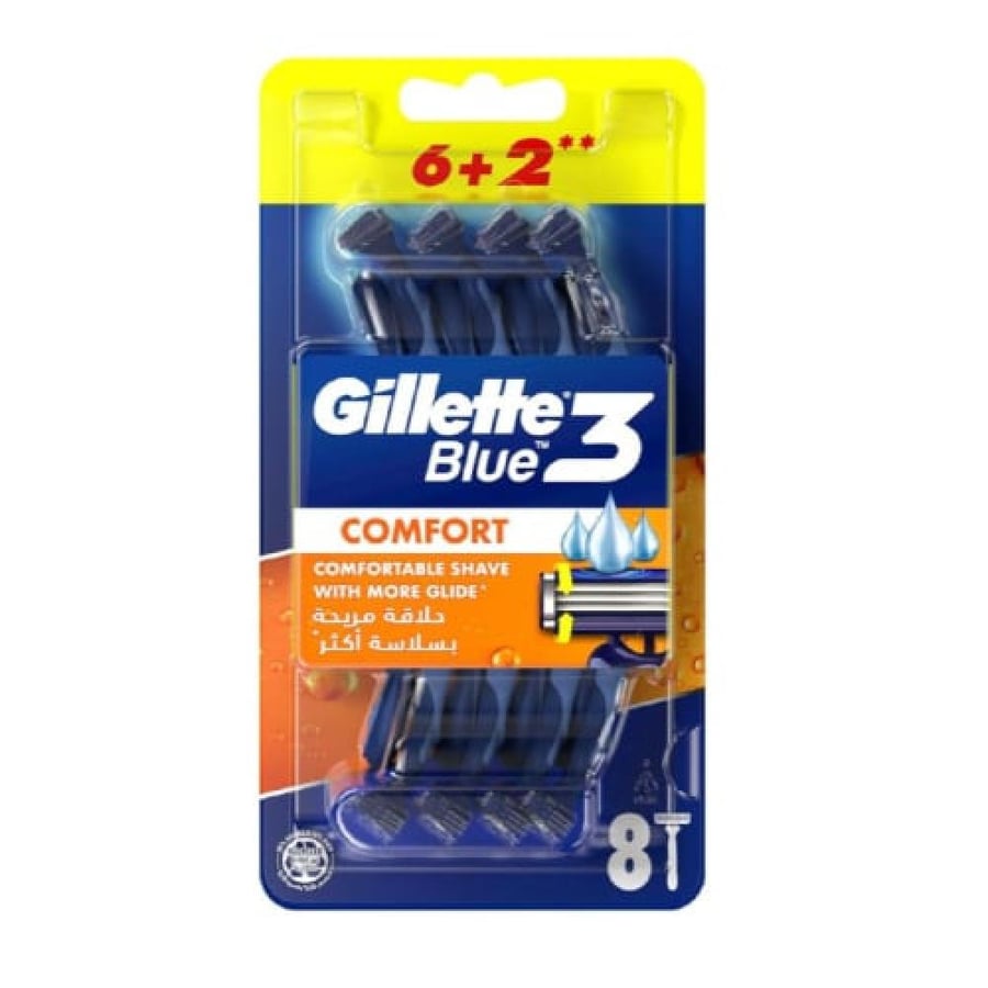Gillette - Men's shaving blades Blue Comfort - 8 pieces
